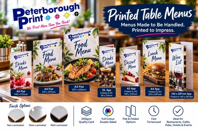  Printed Table Menus Showcase