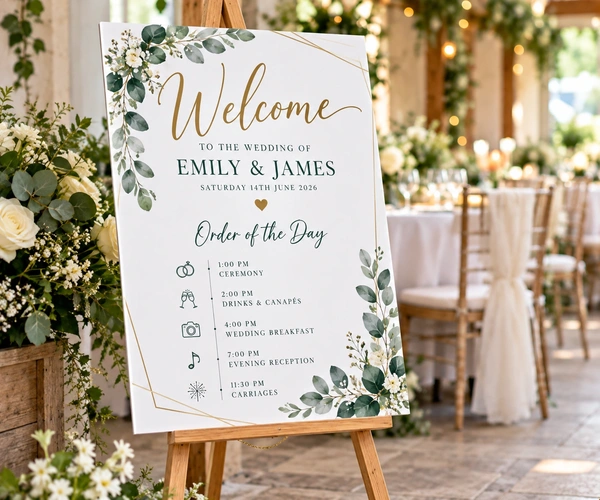  Welcome Board